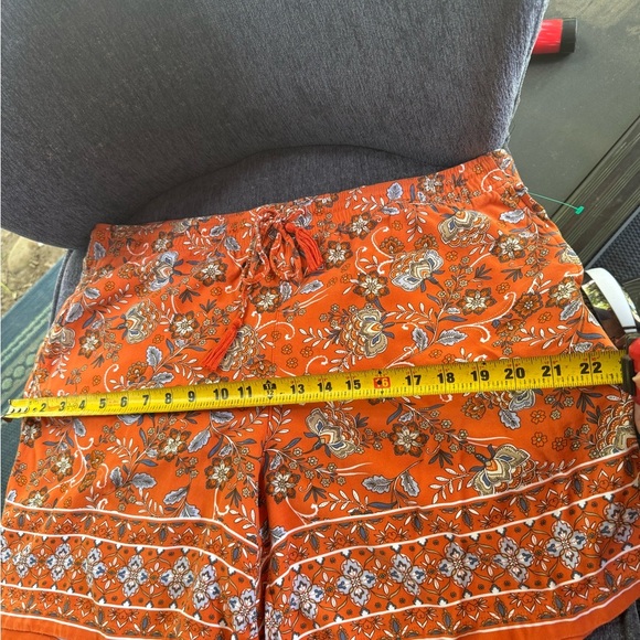 J. Jill Orange and Blue Bermuda Shorts Vibrant Design - Picture 7 of 9